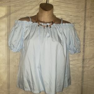 Ladies off the Shoulder Crop  Top